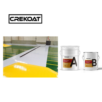 গৃহস্থালি মেঝে জন্য Crekoat দ্রাবক ভিত্তিক শিল্প ইপোক্সি মেঝে লেপ