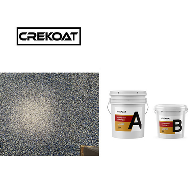 2ওজন অনুসারে ইপোক্সি রেজিন মেঝে লেপ No Peeling Epoxy Multi Flake Coating