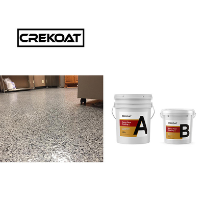 2ওজন অনুসারে ইপোক্সি রেজিন মেঝে লেপ No Peeling Epoxy Multi Flake Coating
