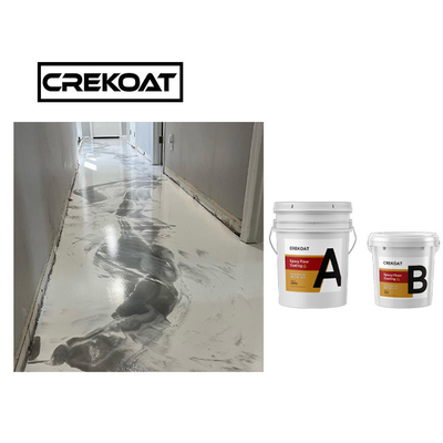 টেকসই ধাতব ইপোক্সি মেঝে লেপ countertop জলরোধী UV প্রতিরোধী